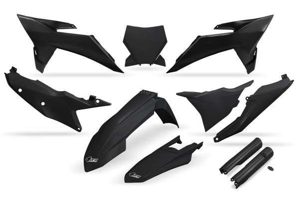 Full Plastic Kit black compatible Ktm SX 250 - SX 125 - SX 150 - SX-F 350 - SX-F 450 - SX 300 - SX-F 250 - XC 125 - XC-F 250...